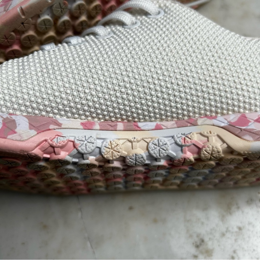 NOBULL Women's Cream and Pink camo Sneakers Size 6 - Picture 10 of 12